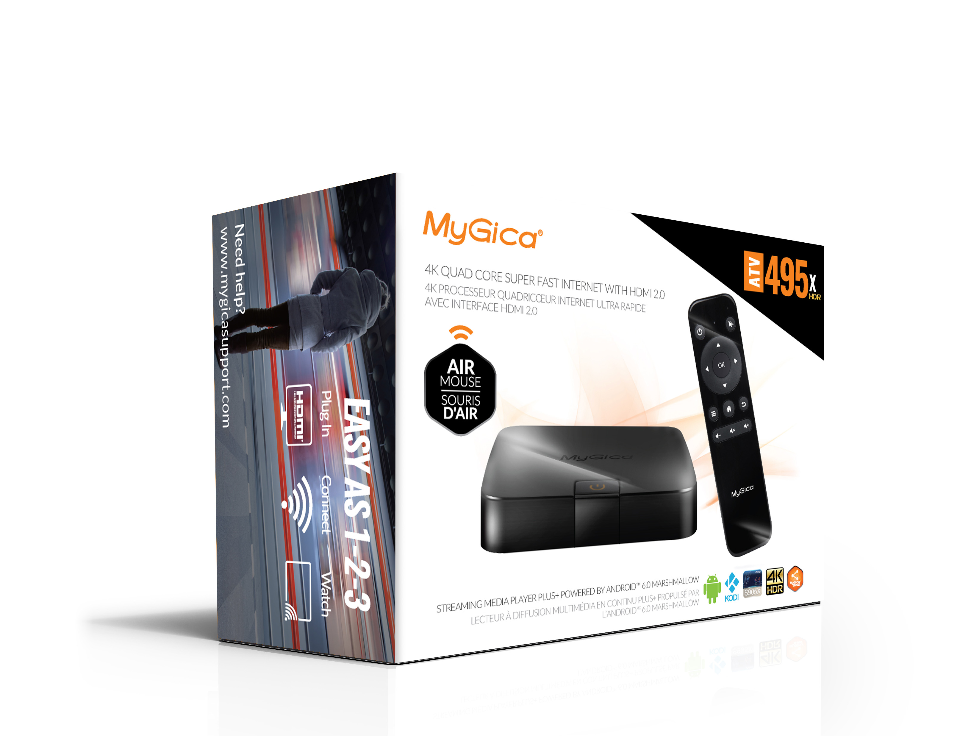 MyGica ATV495X HDR Quad Android Ultra 4K HDMI 2.0 HDTV Box!