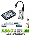 X360USB Pro & CK3i Mega Bundle #1 w/ Bonus USB TO MOLEX 5V POWER CABLE