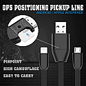GPS Sim Card Cable Tracker USB Charging Cable for Vehicles, Luggage Real Time GSM GPRS System Tracking Device for Android iPhone