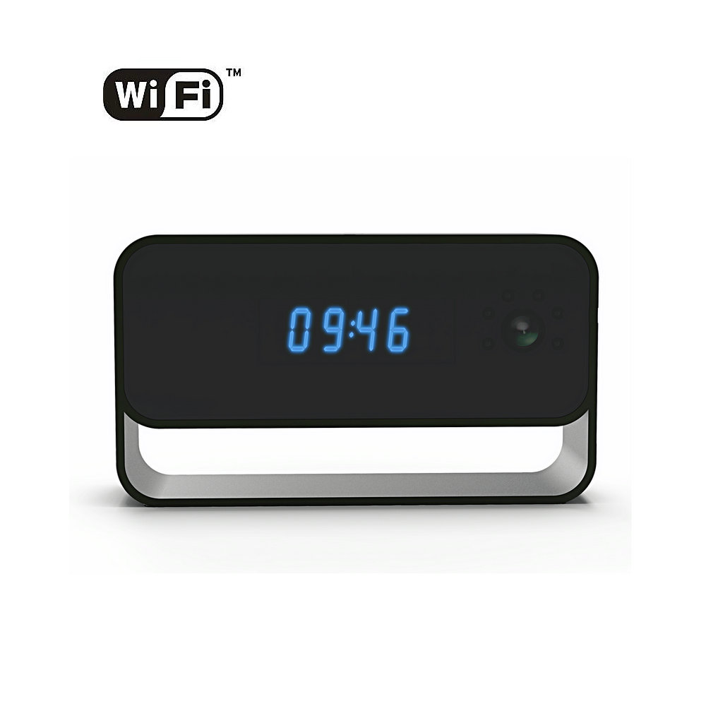 HD 1080P Wifi Camera radio Alarm Clock digital clock led Home