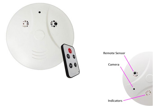 Covert Smoke Detector Spy Camcorder HD